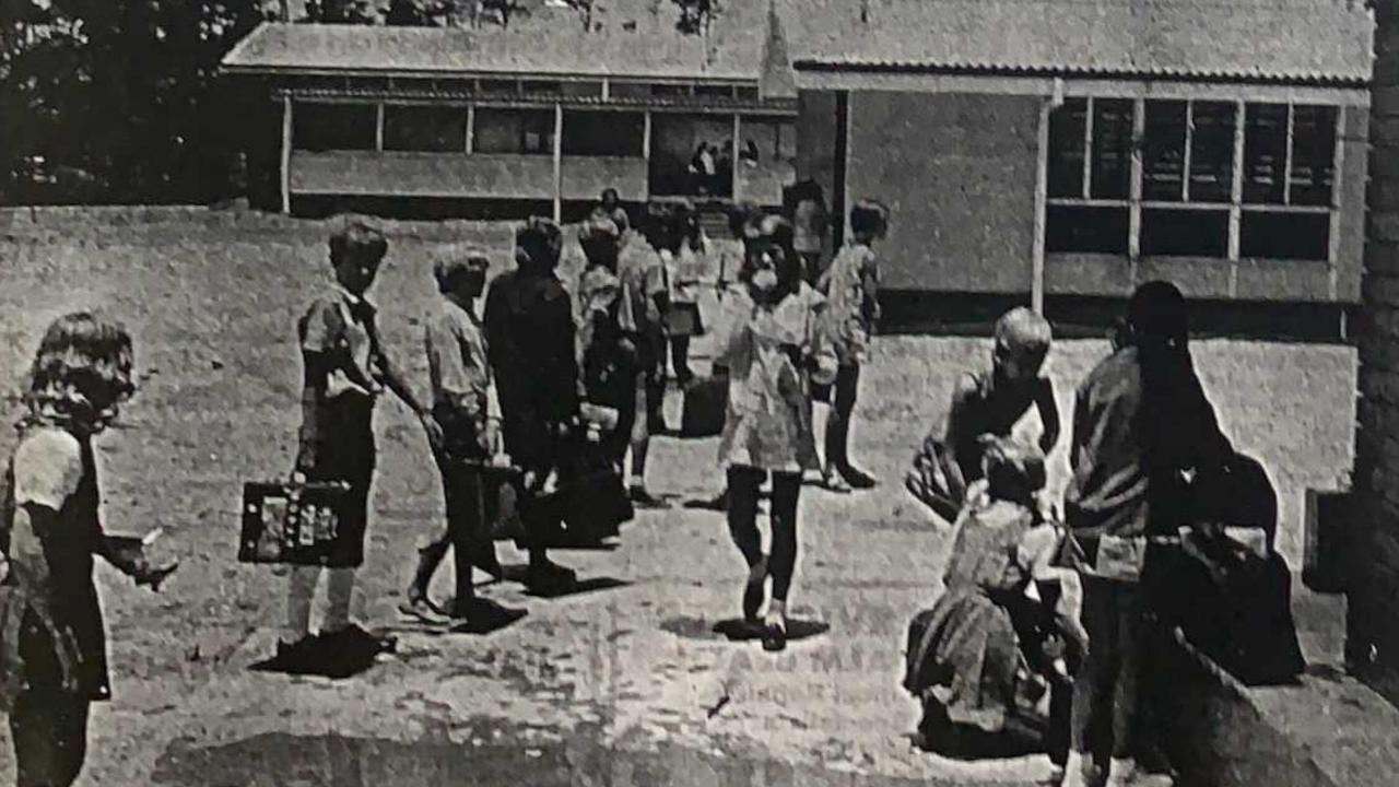 Children at Palm Beach Currumbin High School in January 1972.