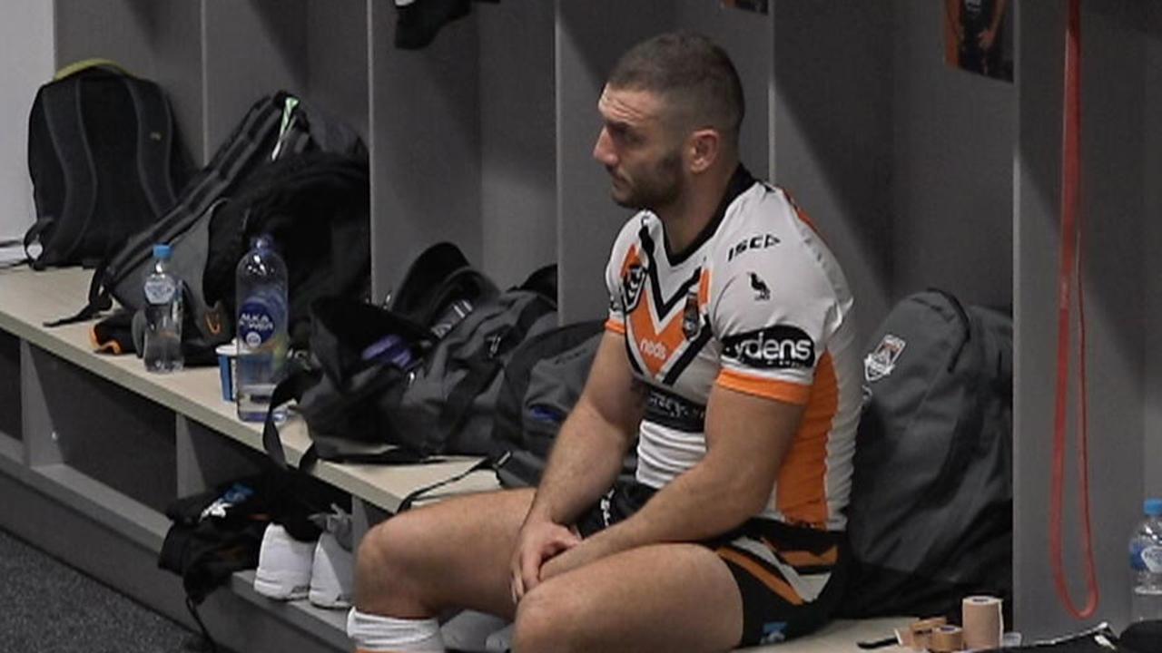 Robbie Farah is told he won't be able to come back on after his HIA