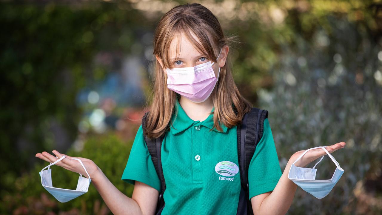 The recommendations included mandating masks at schools again. Picture: Mark Stewart