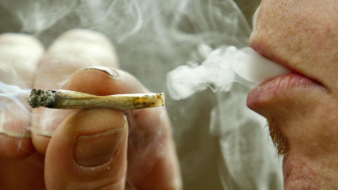 The man found with 530g of cannabis said he was self-medicating for ailments.