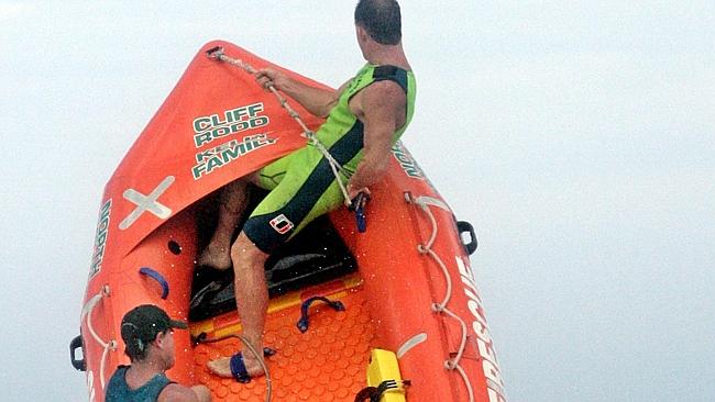  East Coast Championships and Warriors on Water. North Burleigh Surf Club in the IRB boat with driver Andy Kelckhoven and cre...