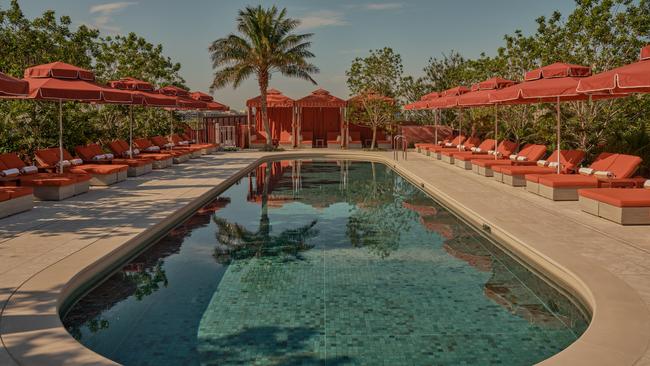 The pool at The Eve Hotel Sydney. Picture: Georg Roske.