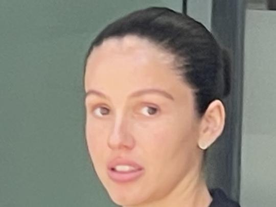 Simone Fisher, 28, from Caringbah, is girlfriend/friend of Grayson Goodwin, and she pleaded guilty and was sentenced small drug possession after she was arrested when investigators arrested Grayson Goodwin.  Goodwin is son of NRL legend âLordâ Ted Goodwin, and he allegedly made multiple dead drops of kilograms worth of illegal drugs interstate and throughout Sydney for the Comanchero bikie gang, a court has heard. Fisher was further charged with participating in a criminal group and knowingly derive material benefit from criminal group. She appeared in Sutherland Local Court (black dress) supported by her family, her mother is pictured. Picture: Ashleigh Tullis