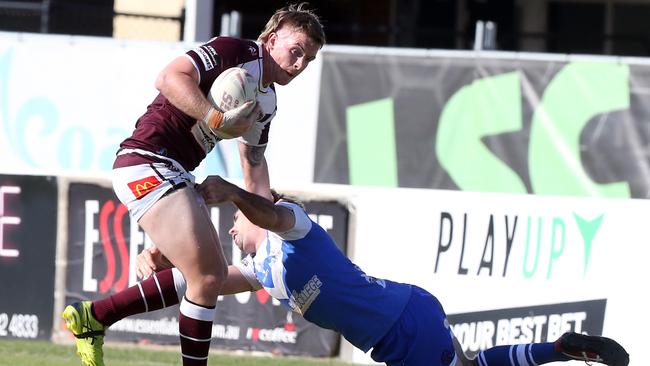 Action Shots of the Burleigh Bears and Tugun Seahawks. Conor Carey. 3 April 2022 Miami Picture by Richard Gosling