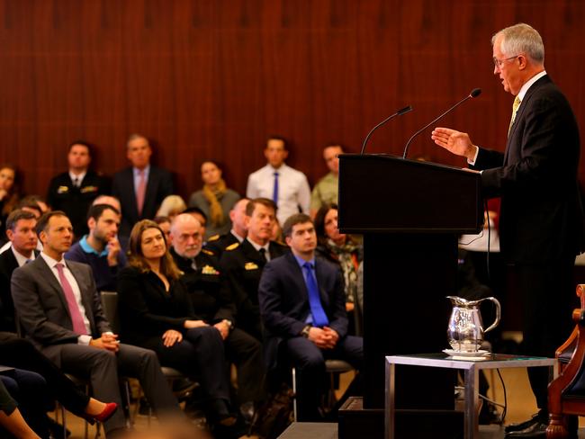 Organisers of the event remarked that it was the largest crowd they had attracted for a world leader. Picture: Nathan Edwards