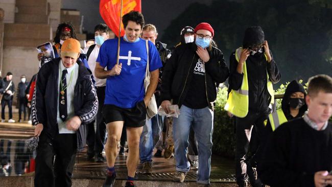 BLM protesters in Sydney. Picture: Matrix.