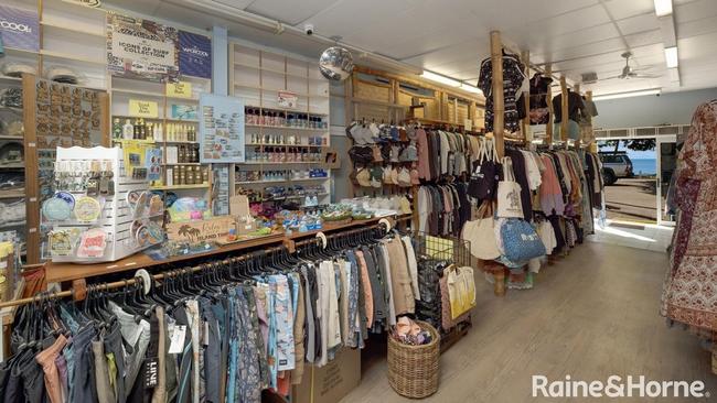 Inside Island Fever Surfwear. Picture: Raine &amp; Horne.