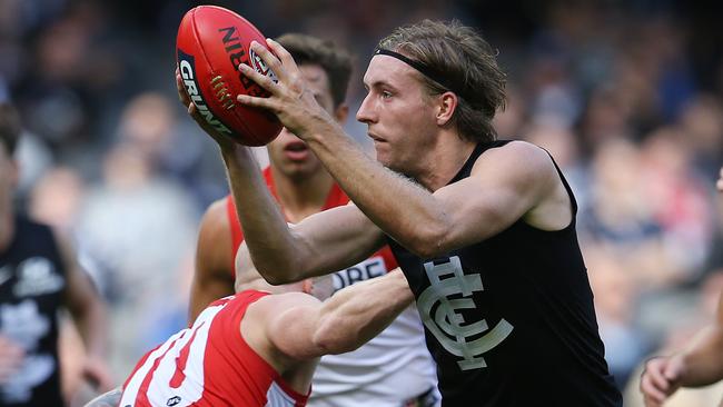 Carlton traded two picks away to land GWS midfielder Will Setterfield last year. Picture: Michael Klein.