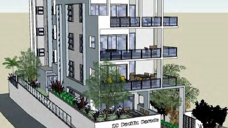 The exclusive tower will feature five units and a swimming pool.