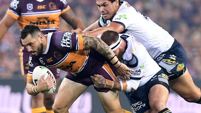 Bird had his best game as a Bronco against the Cowboys. Photo by Bradley Kanaris/Getty Images.