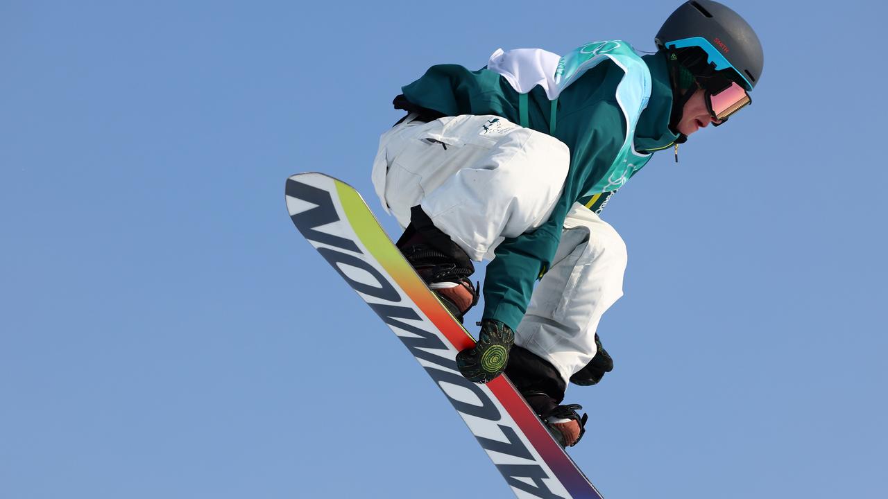 Australia’s Tess Coady was aiming for a second medal in the women's snowboard big air final. Picture: Elsa/Getty Images