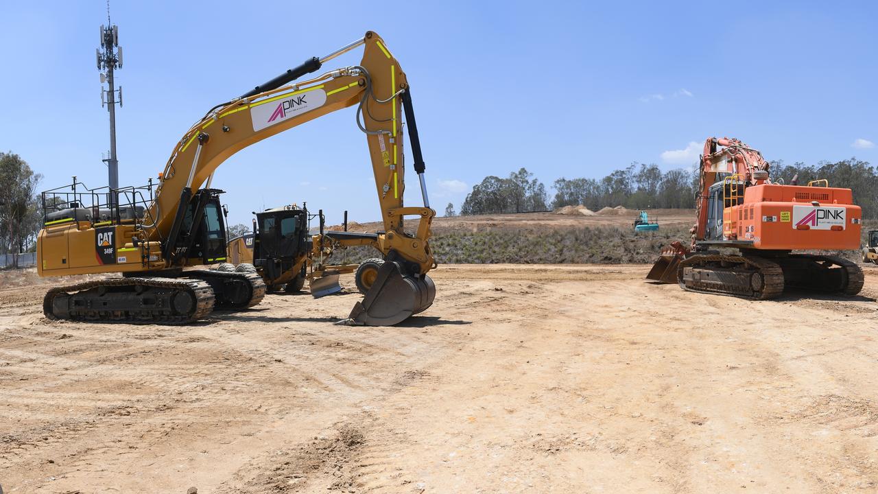 Sod turning of the Yamanto Central Shopping Centre.