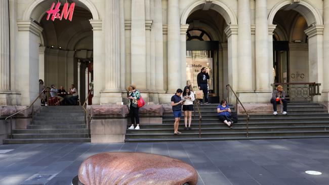 Melbourne CBD has been hit hard by the pandemic. Picture: NCA NewsWire/Ian Currie