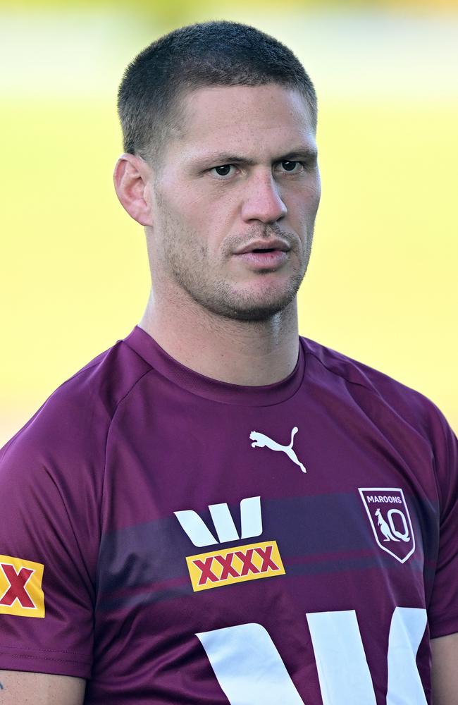 Kalyn Ponga gets the chance to impress Mal Meninga in the Origin opener. Picture: Bradley Kanaris/Getty Images