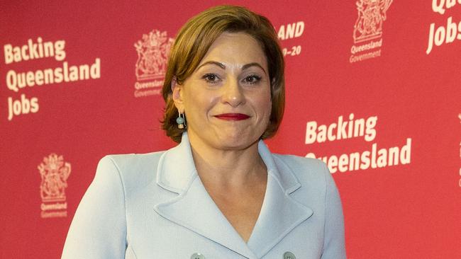 Queensland Treasurer Jackie Trad after delivering the state government's 2019-20 budget yesterday. Picture: AAP