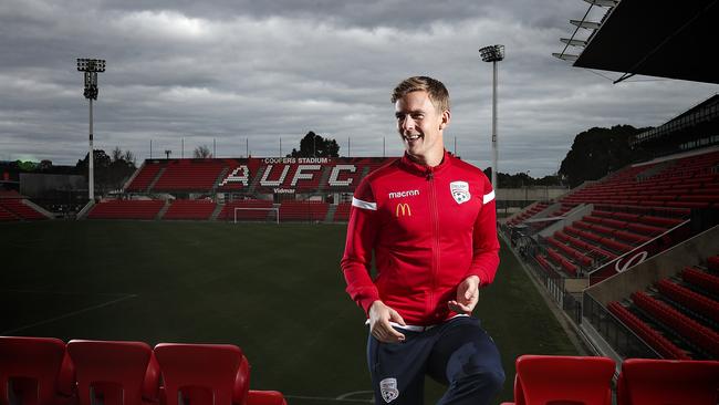 SOCCER — A-League — Adelaide United new signing — Kristian Fardal Opseth at Coopers Stadium. Picture SARAH REED