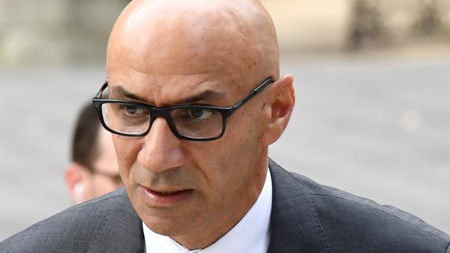 Moses Obeid arrives at the Supreme Court in Sydney. Picture: AAP