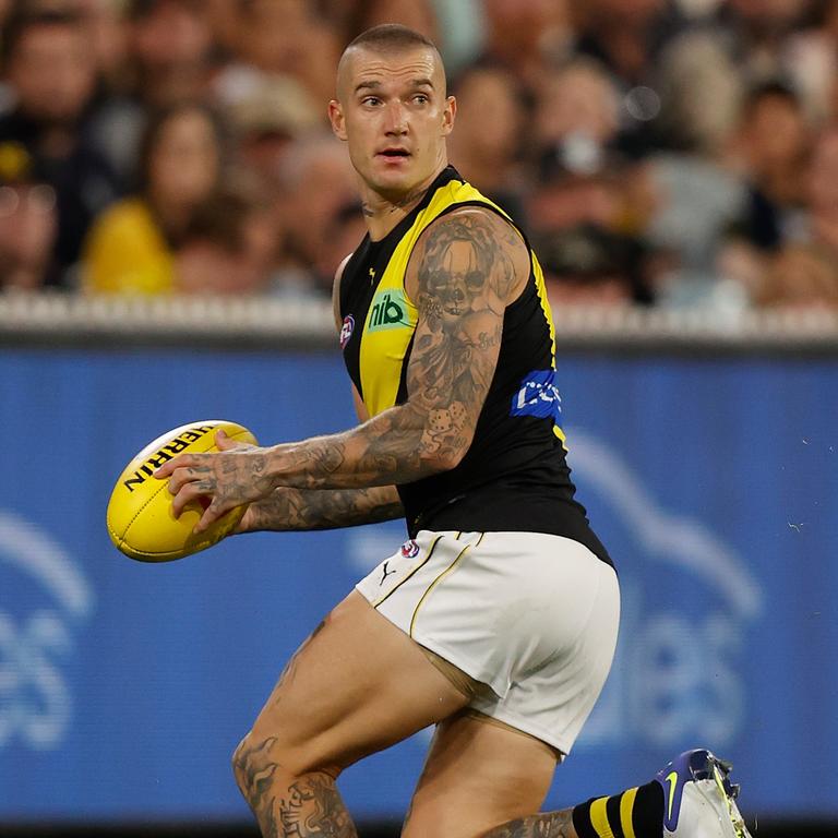 Former Camden boy Dustin Martin has been spotted back in Sydney. Picture: Michael Willson/AFL Photos via Getty Images