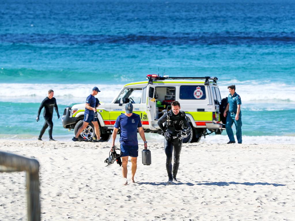 Alex ‘Chumpy’ Pullin was spearfishing at Palm Beach on the Gold Coast when the tragedy occurred. Picture: Nigel Hallett