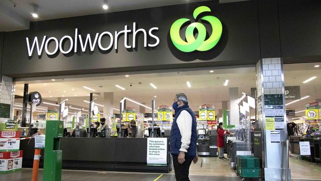 Price rises were higher at Woolworths compared to Coles. Picture: NCA NewsWire/David Geraghty