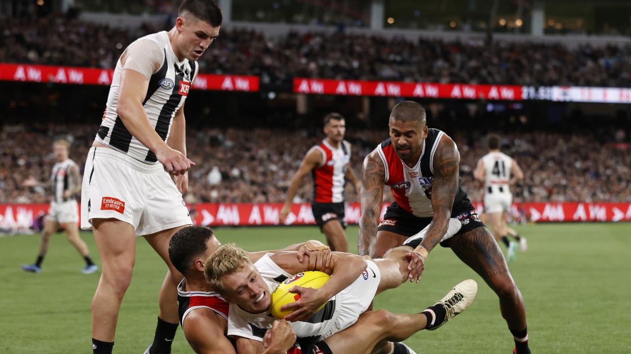 Collingwood look a touch off in 2024. (Photo by Darrian Traynor/Getty Images)