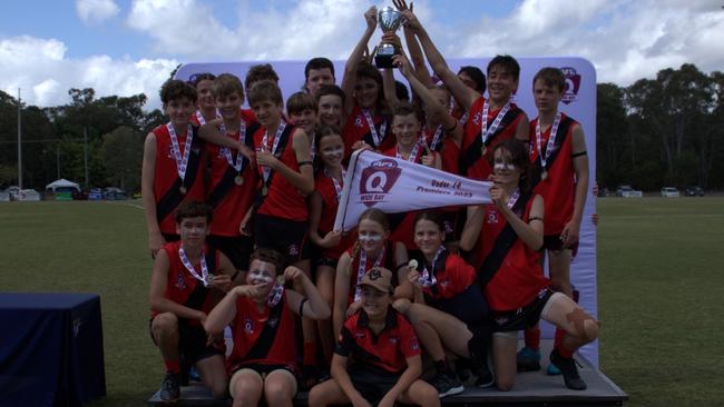 Hervey Bay Bombers won the under 14's grand final for AFL Wide Bay. Picture: Supplied