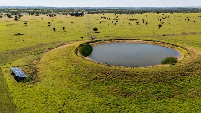 Water security is a feature of Meeleebee Downs, including four bores that tap into a major aquifer, plus 18 shallow bores that together supply 71 tanks to a network of more than 200 gravity-fed troughs.