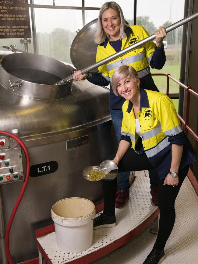 Jayne Lewis and Danielle Allen from Two Birds Brewing.