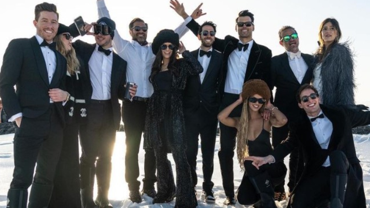 The yacht the celebrities hired to cruise around Antarctica costs more than $3 million a week. Picture: Shaun White/Instagram