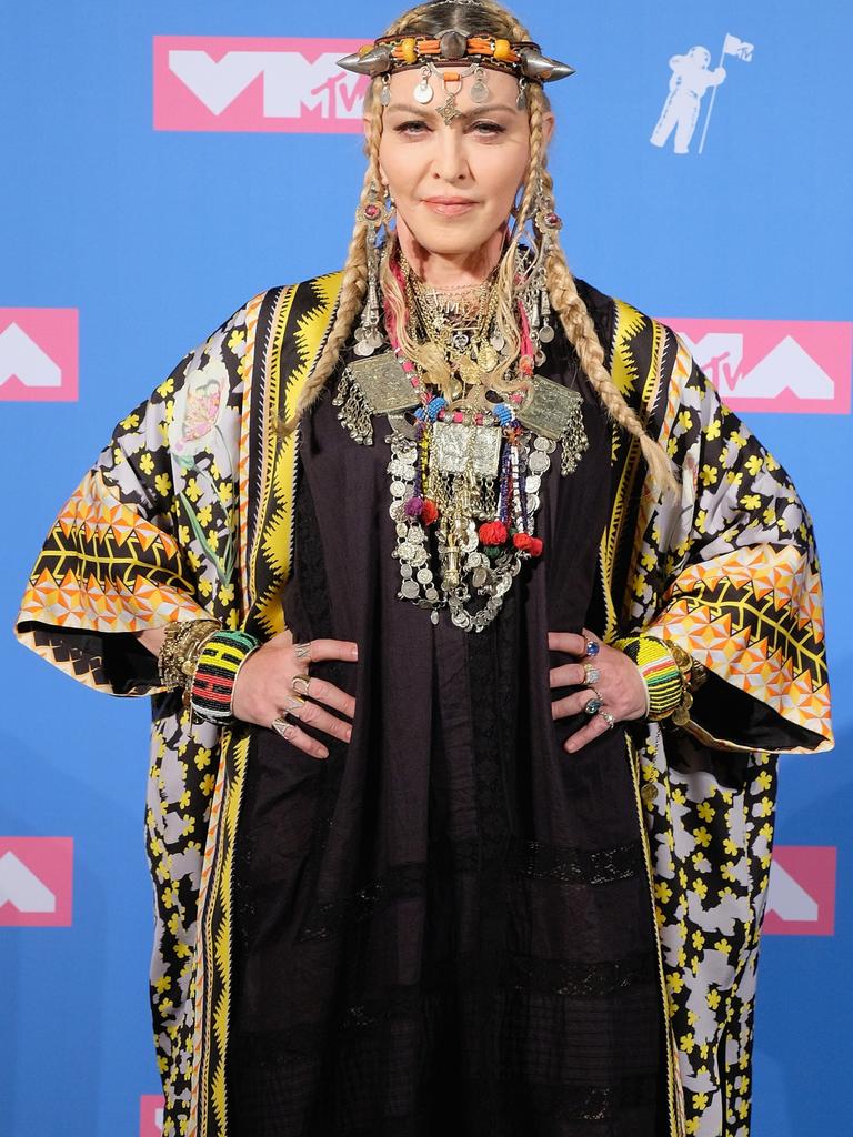 Madonna at the 2018 MTV Video Music Awards. (Photo by Matthew Eisman/Getty Images)