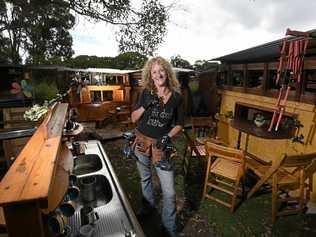 EMPOWERING: Girls on Tools project leader Deidi Vine believes in empowering women through creation and building projects and is looking to raise funds for a women's shelter through their cubby house creations. Picture: Marc Stapelberg