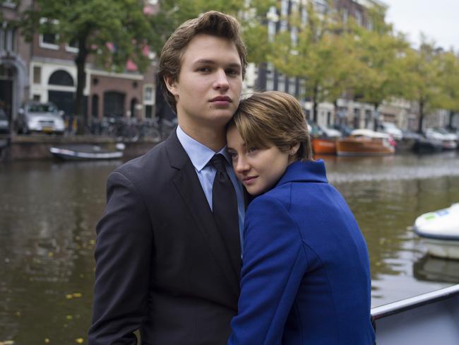 Shailene Woodley is Hazel and Ansel Elgort plays Augustus in &lt;i&gt;The Fault in Our Stars&lt;/i&gt;.