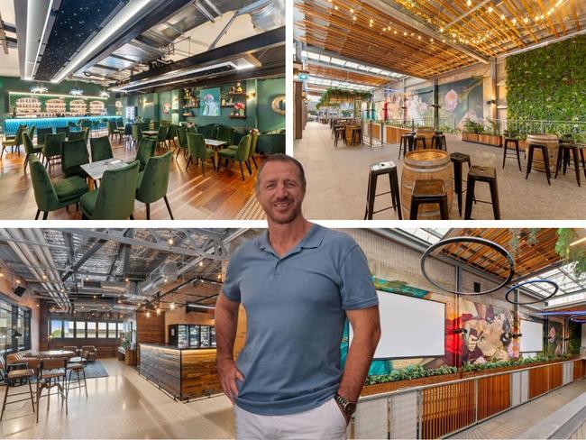 Townsville businessman Martin Locke was excited to showcase the new look Flinders Lane when the venue broadcasts the NRL final between the North Queensland Cowboys and Newcastle Knights on Saturday. Picture: Supplied.