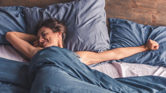 According to the survey, the average human spends 9.1 hours in bed a day.