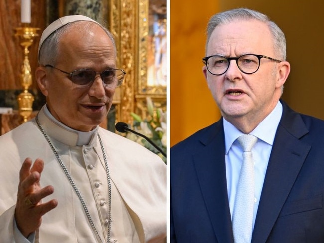 Anthony Albanese will represent Australia at Pope Leo XIV's papal inauguration mass on the weekend. Picture: AFP / NewsWire