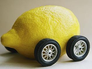 CARS GUIDE .. Lemon with wheels, close-up