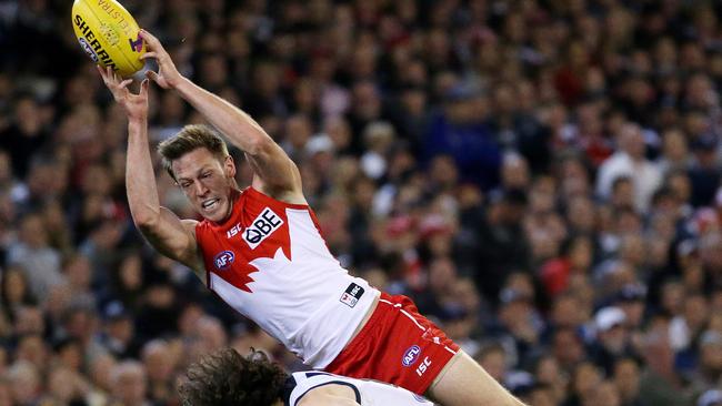 Jeremy Laidler performed well in the preliminary final but could be squeezed out of Sydney’s team if players return from injury. Picture: Colleen Petch