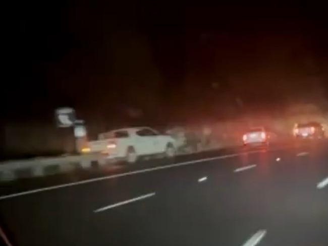 The chaos started in the early hours of Friday morning. Picture: 7 News