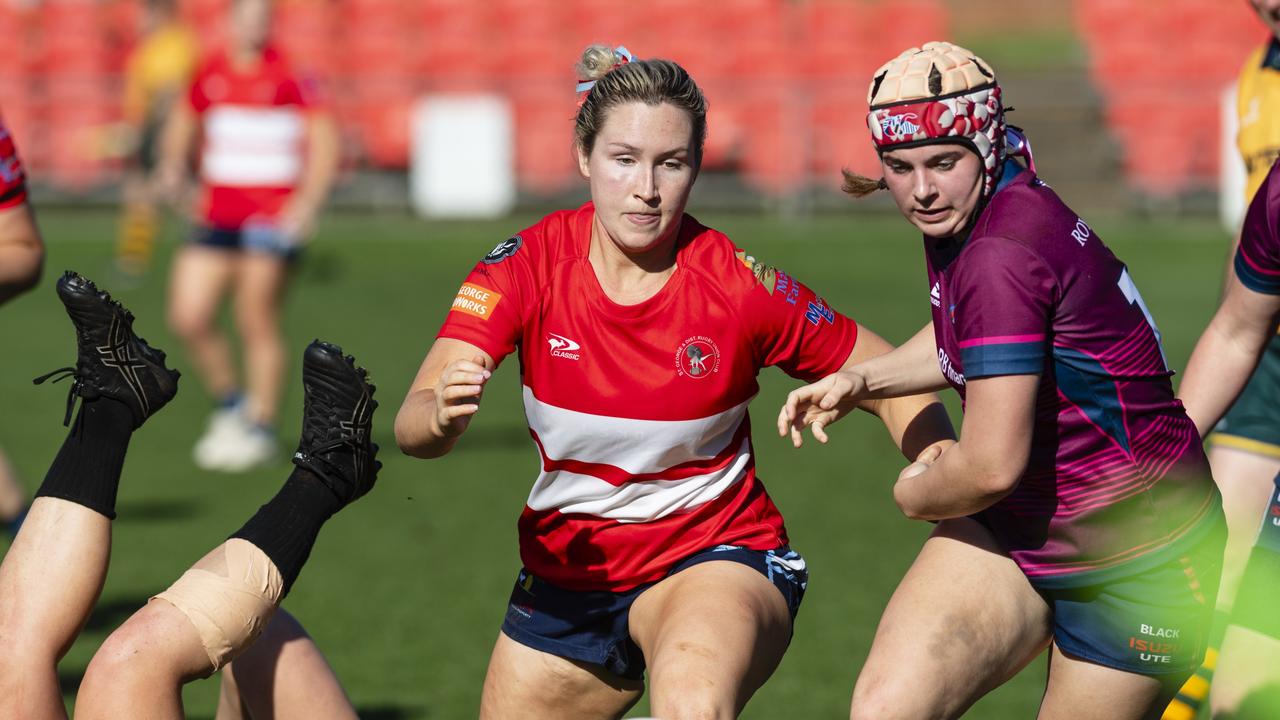 Toowoomba Bears against St George Roma in Downs Rugby Womens XV grand final rugby union at Toowoomba Sports Ground, Saturday, August 24, 2024. Picture: Kevin Farmer