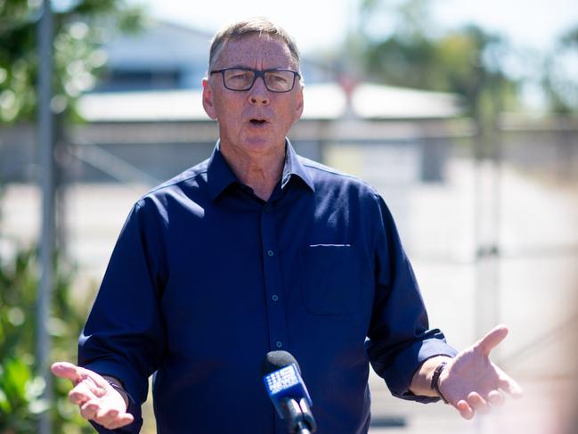 Territory Alliance leader Terry Mills says he expects Chief Minister Michael Gunner to sanction a dirty Labor election campaign to be run against himself and the party after being the target of a stinging attack from the Chief Minister yesterday. Picture: Che Chorley