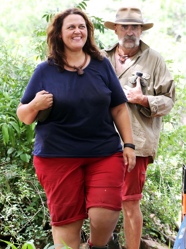 Chrissie Swan also looking fabulous on I’m A Celeb. Picture: Supplied Network TEN