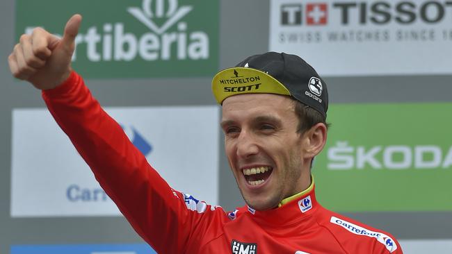 Mitchelton-Scott's British cyclist Simon Philip Yates has survived an arduous final mountain stage to set up a famous victory in Spain. Picture: AFP