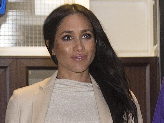 LONDON, ENGLAND - JANUARY 16:  Meghan, the Duchess of Sussex meets with staff during her visit to the Mayhew, an animal welfare charity on January 16, 2019 in London, England. This will be Her Royal Highnesses first official visit to Mayhew in her new role as Patron. (Photo by Eddie Mulholland - WPA Pool/Getty Images)