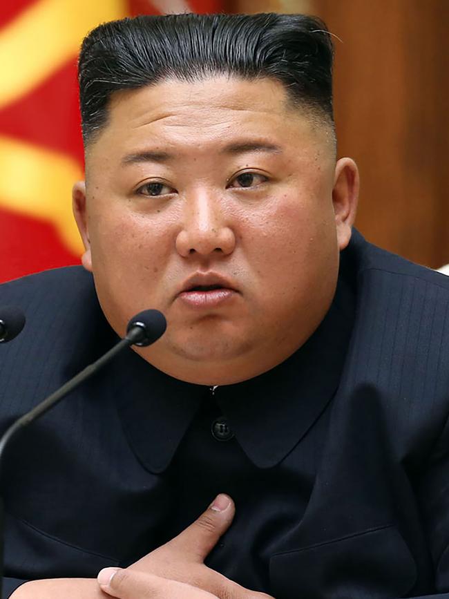 North Korean leader Kim Jong-un last seen here at a political meeting in Pyongyang on April 11.