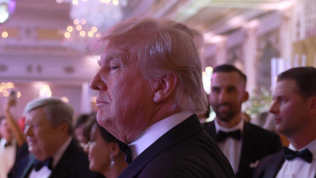 Donald Trump sees in the New Year at his Mar-a-Lago home in Florida. Picture: Joe Raedle/Getty Images/AFP