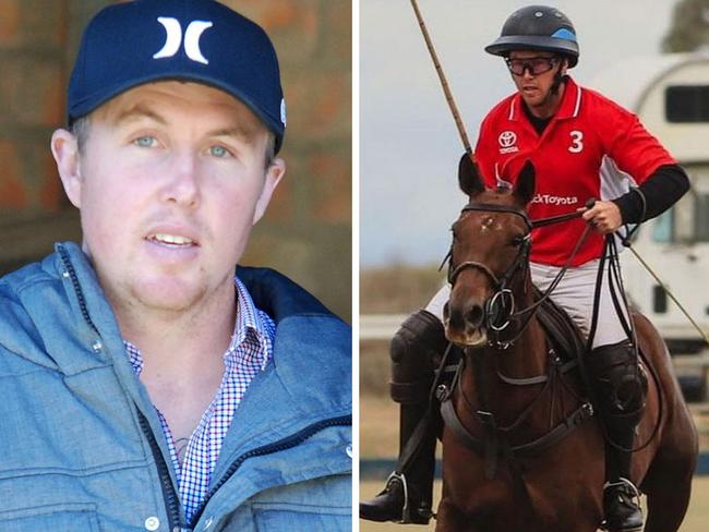 Racehorse trainer and prrofessional polo player Aiden Nunn. Picture: TAS RACING