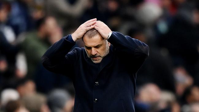 Ange Postecoglou was not happy. Photo by Justin Setterfield/Getty Images.