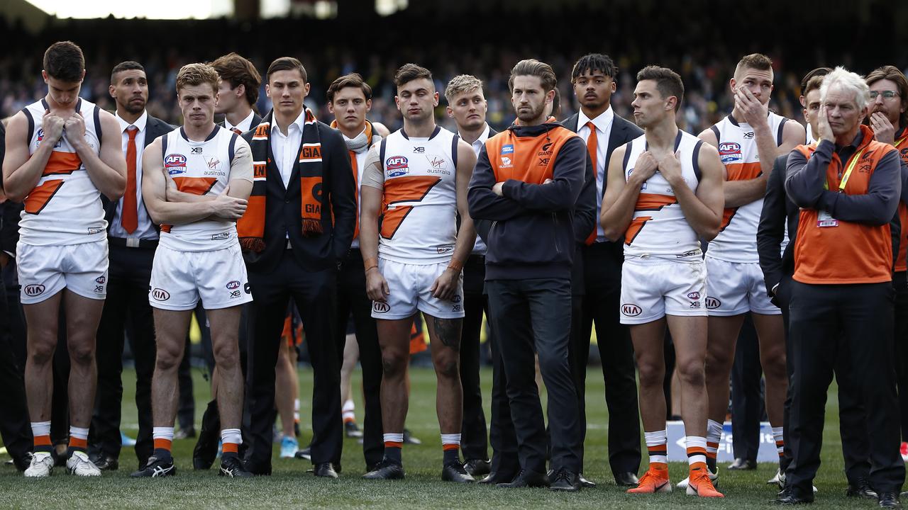 Cooper Cronk is helping the GWS Giants move on from their Grand Final loss. Picture: Ryan Pierse