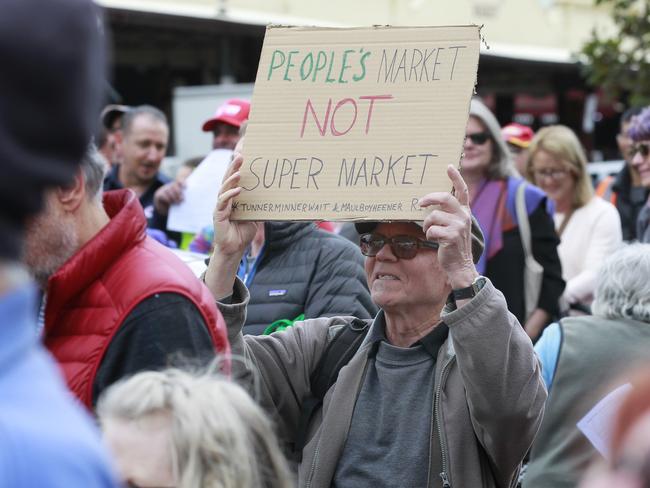 Some traders oppose plans for the Queen Victoria Market’s proposed redevelopment. Picture: David Crosling