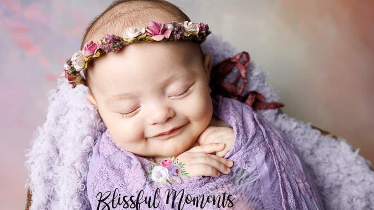 Remi May Colling was born on December 12, 2021, at Mackay Base Hospital, to parents Joshua Colling and Tori Hubbard, and younger sister to loved and remembered Ace Colling. Picture: Tori Hubbard DMBD21